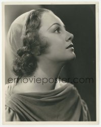 1h103 ANTHONY ADVERSE 8x10.25 still 1936 angelic profile portrait of Olivia De Havilland by Fryer!
