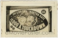 1h003 $1,000 A TOUCHDOWN 3.5x5.25 photo 1939 great giant local theater display, different image!