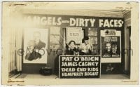 1h005 ANGELS WITH DIRTY FACES 2.75x4.5 photo 1938 theater display with life-sized mannequins!