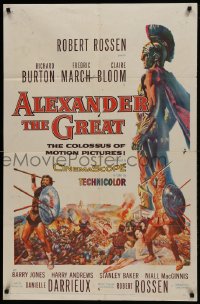 1j052 ALEXANDER THE GREAT 1sh 1956 Richard Burton, Frederic March as Philip of Macedonia!