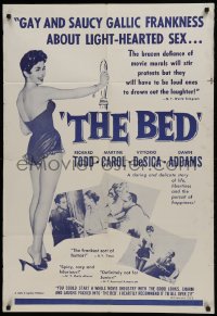 1j102 BED 1sh 1954 Martine Carol, Vittorio De Sica, Dawn Addams, Jeanne Moreau, Todd!