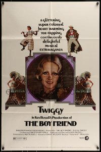1j150 BOY FRIEND 1sh 1971 Ken Russell, great images of sexy Twiggy, Tommy Tune, dancers!