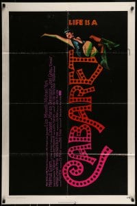1j167 CABARET 1sh 1972 Liza Minnelli in Nazi Germany, directed by Bob Fosse, Joseph Caroff art!