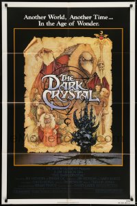 1j246 DARK CRYSTAL 1sh 1982 Jim Henson & Frank Oz, Richard Amsel fantasy art!