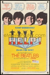 1j430 HELP 1sh 1965 great images of The Beatles, John, Paul, George & Ringo, rock & roll classic!