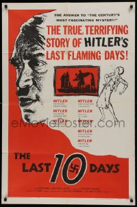 1j512 LAST 10 DAYS 1sh 1956 G.W. Pabst's terrifying story of Hitler's last flaming days!