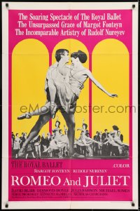 1j724 ROMEO & JULIET 1sh 1966 Margot Fonteyn, Rudolf Nureyev, English ballet version!