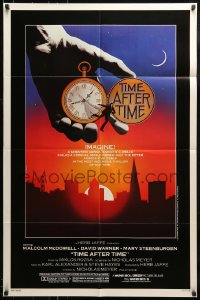 1j901 TIME AFTER TIME 1sh 1979 directed by Nicholas Meyer, cool fantasy artwork by Noble!