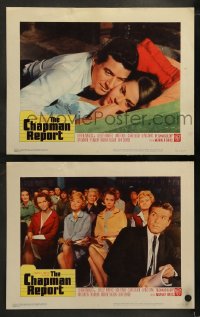 1k830 CHAPMAN REPORT 2 LCs 1962 Efrem Zimbalist Jr & pretty young Jane Fonda!