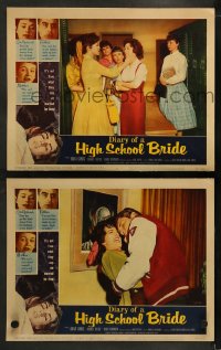 1k860 DIARY OF A HIGH SCHOOL BRIDE 2 LCs 1959 AIP bad girl, Anita Sands, it's not true what they say!