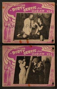 1k864 DIRTY GERTIE FROM HARLEM USA 2 LCs 1946 images of from all-colored African American musical!