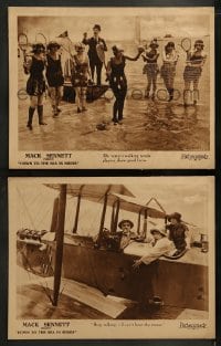 1k872 DOWN TO THE SEA IN SHOES 2 LCs 1923 Mack Sennett, Del Lord, wacky Jack Cooper, Billy Bevan!