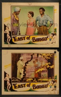 1k880 EAST OF BORNEO 2 LCs 1931 Charles Bickford, Rose Hobart, Noble Johnson in turban!