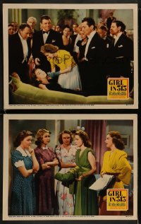 1k894 GIRL IN 313 2 LCs 1940 Kent Taylor, bad girl Florence Rice, young Jack Carson, jewel thieves!