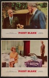 1k948 POINT BLANK 2 LCs 1967 cool images of Lee Marvin, Angie Dickinson, John Boorman film noir!
