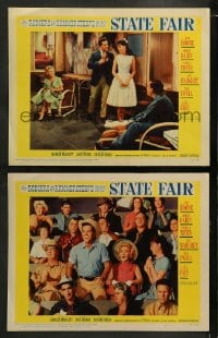 1k965 STATE FAIR 2 LCs 1962 Pat Boone, Pam Tiffin, Alice Faye, Rodgers & Hammerstein musical!
