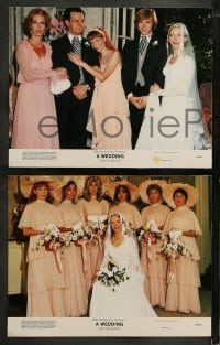 1k366 WEDDING 8 color 11x14 stills 1978 Robert Altman, Mia Farrow, Gerladine Chaplin, Carol Burnett
