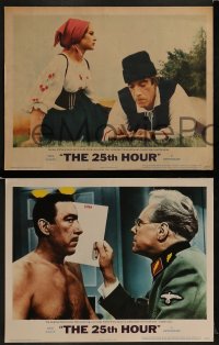 1k451 25th HOUR 6 LCs 1967 Anthony Quinn, sexy Virna Lisi, Henri Verneuil, World War II