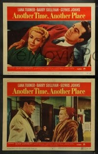 1k379 ANOTHER TIME ANOTHER PLACE 7 LCs 1958 sexy Lana Turner has an affair w/young Sean Connery!