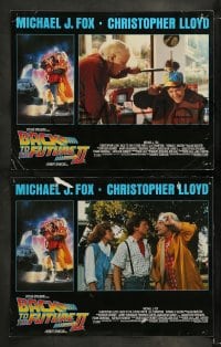 1k511 BACK TO THE FUTURE II 5 LCs 1989 Michael J. Fox & Christopher Lloyd, Struzan border art!