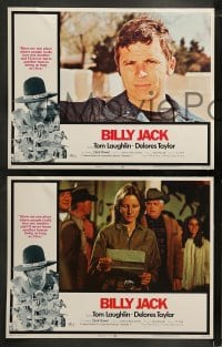 1k380 BILLY JACK 7 LCs 1971 best close up of Tom Laughlin, most unusual boxoffice success ever!