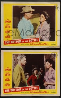 1k456 BOTTOM OF THE BOTTLE 6 LCs 1956 alcoholic Van Johnson, Ruth Roman & Jack Carson!