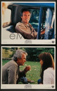 1k069 BRIDGES OF MADISON COUNTY 8 LCs 1995 Clint Eastwood directs & stars w/Meryl Streep!
