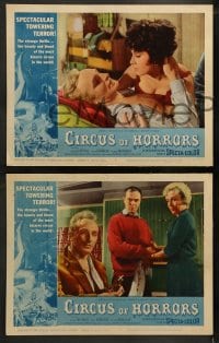 1k695 CIRCUS OF HORRORS 3 LCs 1960 one man's lust made men into beasts & stripped women of souls!