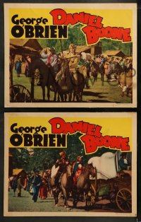 1k706 DANIEL BOONE 3 LCs 1936 George O'Brien & John Carradine with Native American Indians!