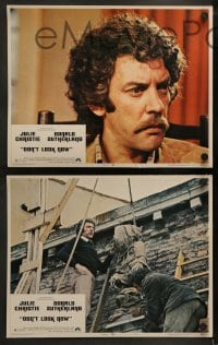 1k727 DON'T LOOK NOW 3 LCs 1974 Julie Christie, Donald Sutherland, directed by Nicolas Roeg!