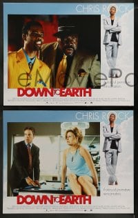 1k105 DOWN TO EARTH 8 LCs 2001 Chris Rock, Regina King, Eugene Levi, Chazz Palminteri
