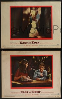 1k397 EAST OF EDEN 7 LCs 1955 James Dean & Julie Harris, directed by Elia Kazan, great scenes!
