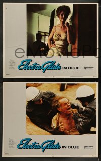 1k110 ELECTRA GLIDE IN BLUE 8 LCs 1973 cool images of motorcycle cop Robert Blake, Elisha Cook Jr.