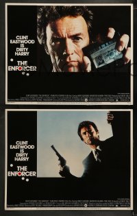 1k398 ENFORCER 7 LCs 1976 Clint Eastwood as Dirty Harry, Bradford Dillman, Harry Guardino, sequel!