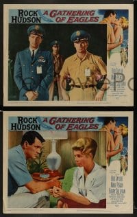 1k404 GATHERING OF EAGLES 7 LCs 1963 Henry Silva, Rod Taylor, Rock Hudson & sexy Mary Peach!
