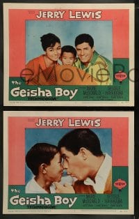 1k135 GEISHA BOY 8 LCs 1958 screwball Jerry Lewis visits Japan, wacky images!