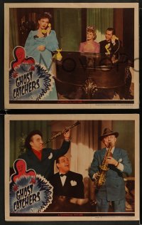 1k527 GHOST CATCHERS 5 LCs 1944 great images of wacky Ole Olsen & Chic Johnson w/top female cast!