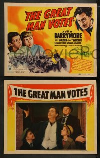 1k147 GREAT MAN VOTES 8 LCs 1939 alcoholic John Barrymore is adored because he holds swing vote!