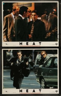 1k409 HEAT 7 LCs 1995 Al Pacino, Robert De Niro, Val Kilmer, Michael Mann directed!