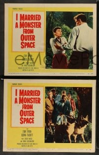 1k626 I MARRIED A MONSTER FROM OUTER SPACE 4 LCs 1958 Gloria Talbott, Tom Tryon, sci-fi horror!!