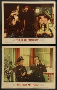 1k537 IRON PETTICOAT 5 LCs 1956 images of Bob Hope & Katharine Hepburn, hilarious together!