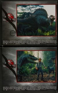 1k178 JURASSIC PARK 3 8 LCs 2001 Sam Neill, William H. Macy, cool dinosaur images!