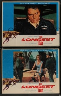 1k541 LONGEST DAY 5 LCs R1969 Burton, images from in Zanuck's World War II D-Day movie, Irina Demick