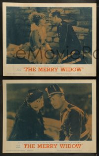 1k223 MERRY WIDOW 8 LCs R1962 Maurice Chevalier, Jeanette MacDonald, Ernst Lubitsch!