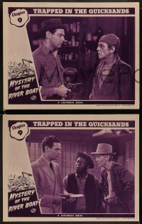 1k760 MYSTERY OF THE RIVER BOAT 3 chapter 9 LCs 1944 Universal serial, Trapped in the Quicksands!