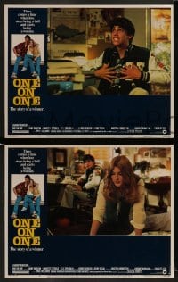 1k424 ONE ON ONE 7 LCs 1977 basketball player Robby Benson & pretty Annette O'Toole!