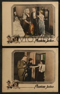 1k646 PHANTOM JUSTICE 4 LCs 1924 silent, Rod La Rocque, Kathryn McGuire & cast!