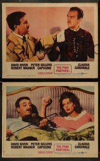 1k269 PINK PANTHER 8 LCs 1964 Peter Sellers, David Niven, Capucine, directed by Blake Edwards!