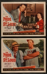 1k488 PRIDE OF ST. LOUIS 6 LCs 1952 Dan Dailey as Cardinals baseball pitcher Dizzy Dean!