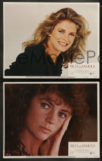 1k288 RICH & FAMOUS 8 LCs 1981 Jacqueline Bisset, Candice Bergen, young Meg Ryan, George Cukor!